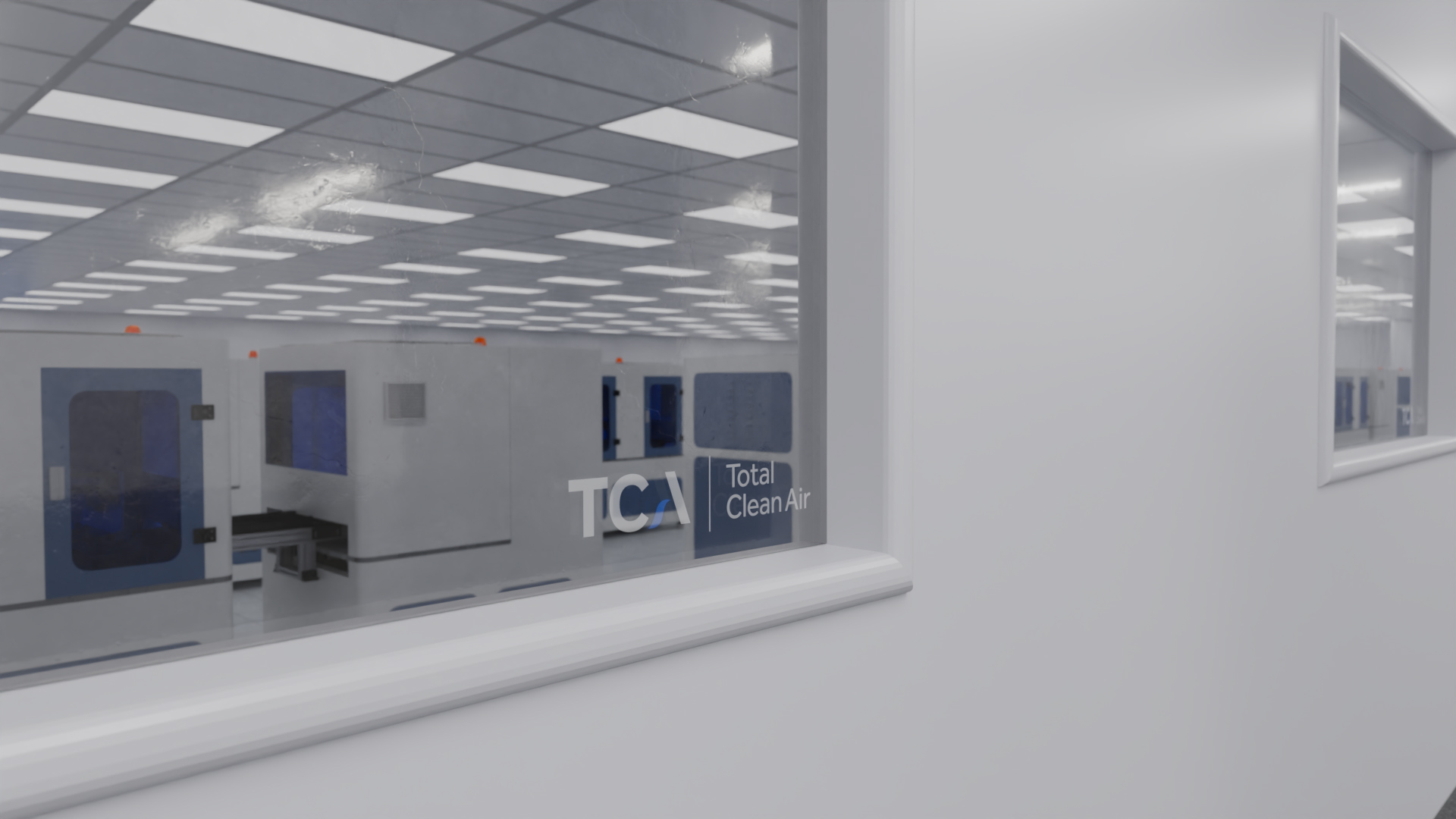 Total Clean Room Window Sticker
